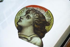 Stained glass window restoration