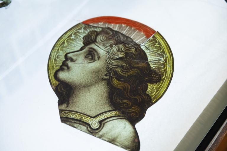 Stained glass window restoration