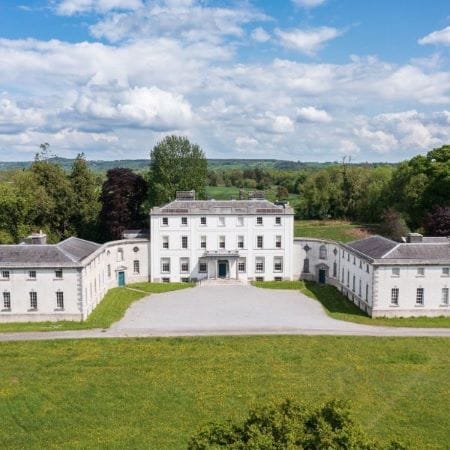 Aerial view of Strokestown Park