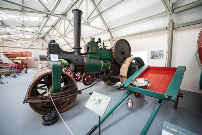 Historical Tractor on display at the Irish Agricultural Museum