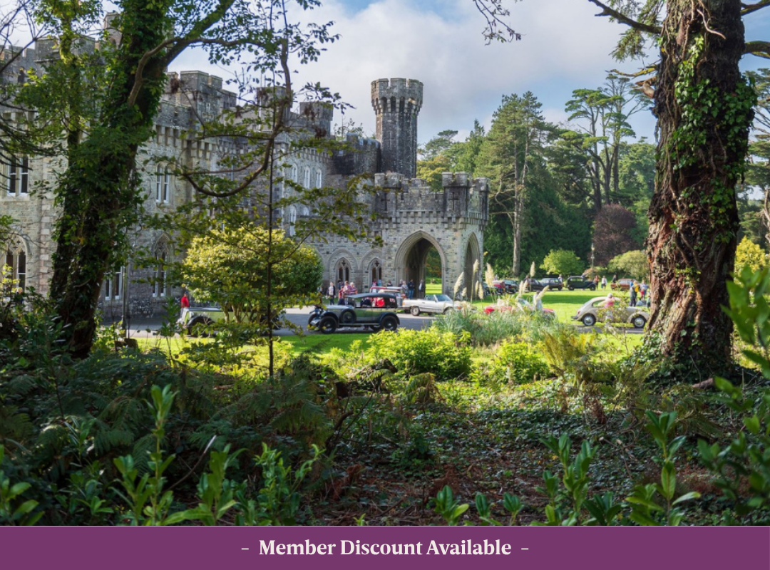 Oral History Project event The front of Johnstown Castle with a view of visitors and